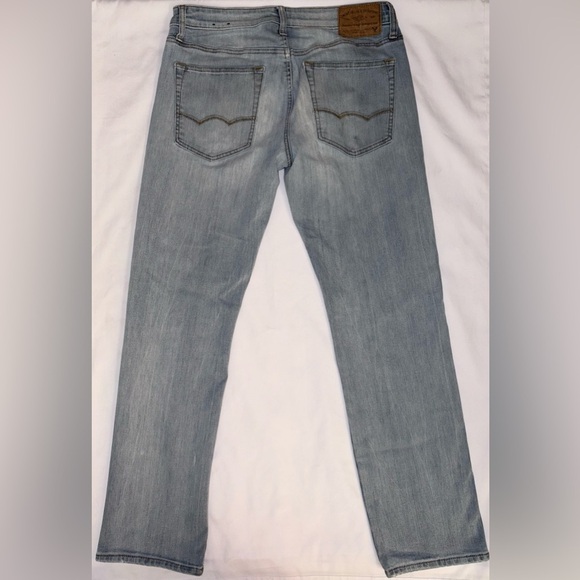 American Eagle Men’s Size 31/30 Light Wash 360 Extreme Flex Slim Straight Jeans - Picture 8 of 8